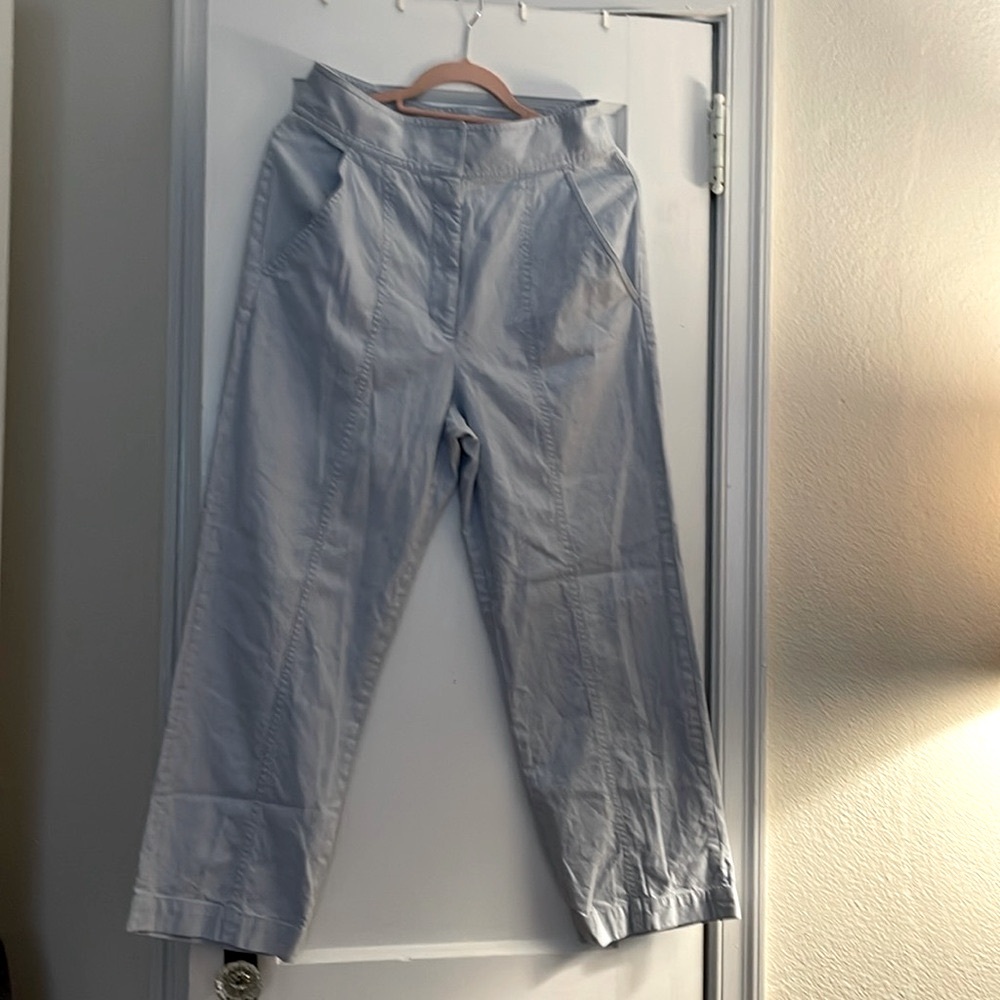 Rebecca Taylor Straight Leg Rib cage High Waist Pants 10